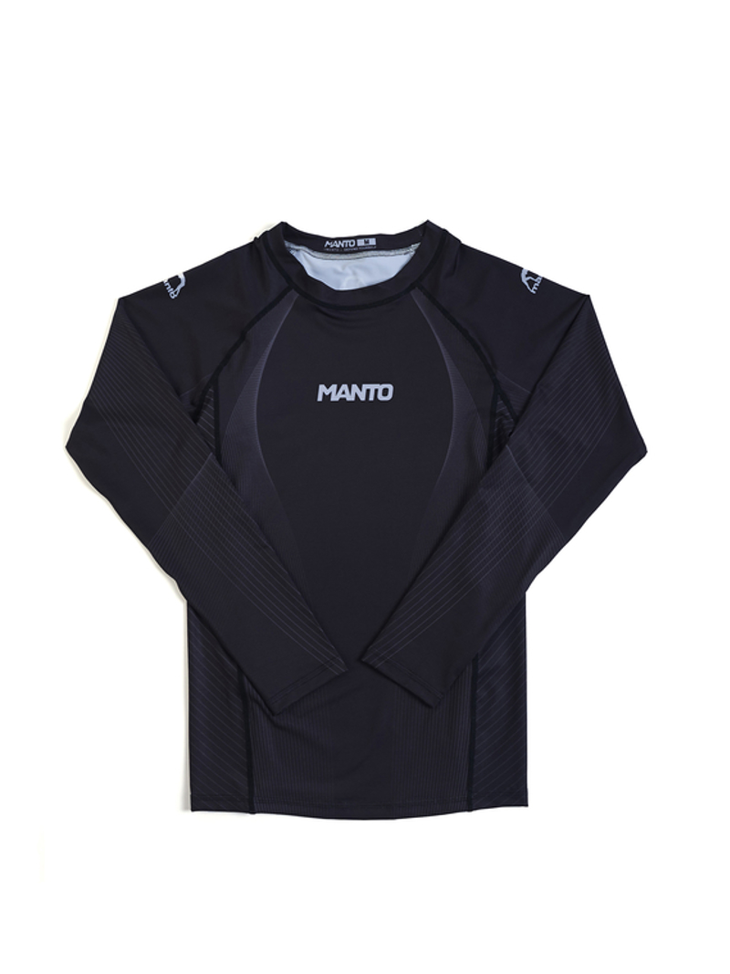 MANTO FLOW RASHGUARD -black